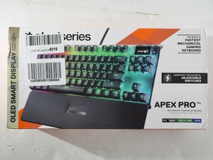 Steelseries Apex Pro Tkl Gaming Keyboard Oled Smartdisplay Ebay Steelseries Apex Pro Tkl Gaming Keyboard Oled Smartdisplay Ebay
