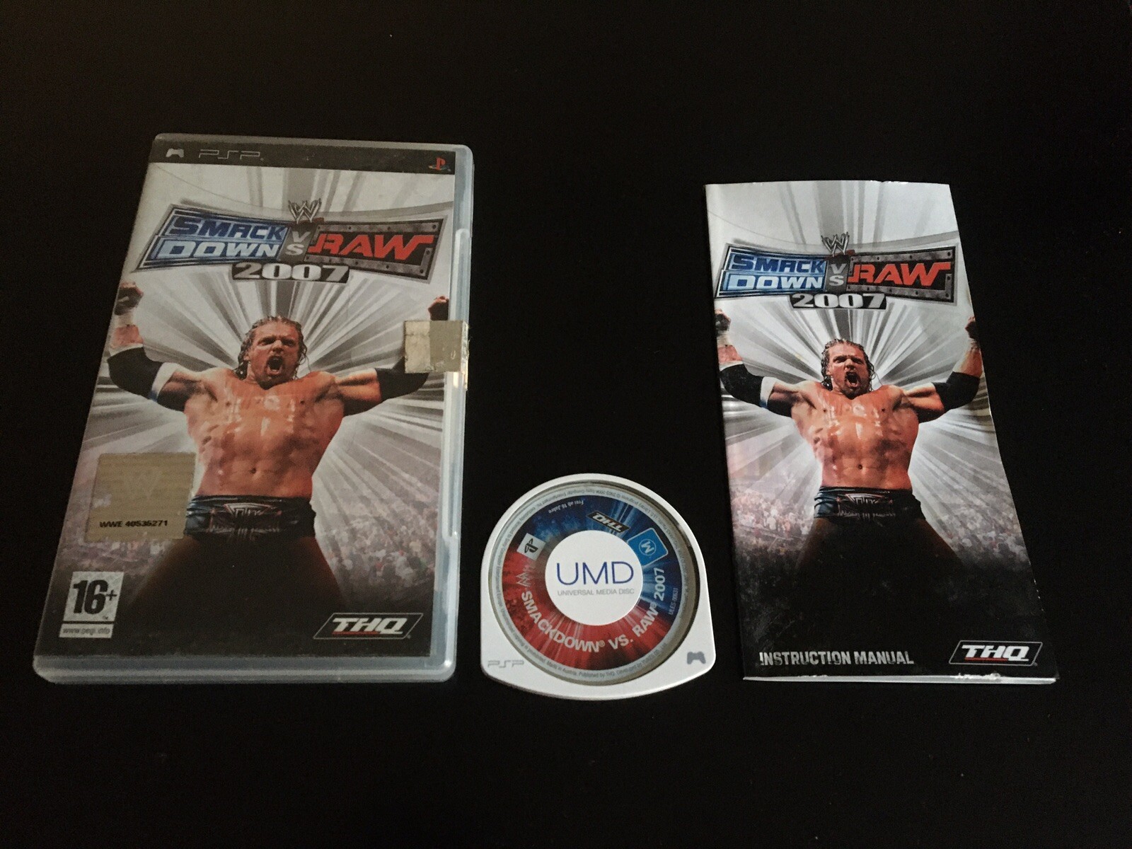 WWE SMACKDOWN VS RAW 2007 FEATURING ECW SONY PSP EDITION PAL COMPLET