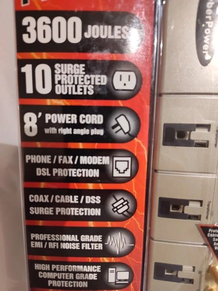3600 Joule surge protector - Image 2 of 4