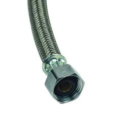 Braided Faucet Connector 3/8 in Compression x 1/2 in FIP x 20 in B1-20A F