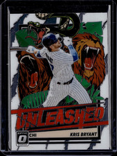 2021 Donruss Optic Kris Bryant Unleashed Insert - Chicago Cubs