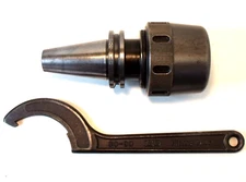 Big Kaiser CV40-GMC1.250-4.125 Gold Power Chuck & Wrench:  CAT40, ϕ1-1/4"