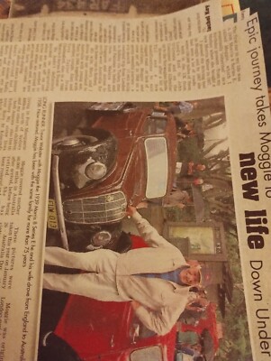 Sk132 Ephemera Article My First Car 1938 Morris 8 Trevor Webster 