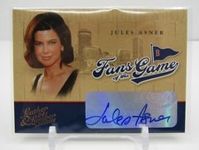 JULES ASNER 2004 DONRUSS LEATHER & LUMBER FANS OF THE GAME AUTOGRAPH- RED SOX!!