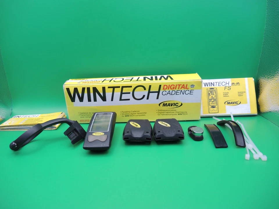 MAVIC WINTECH WIRELESS CYCLE COMPUTER 2003 - INCLUDES CADENCE SENSOR + MOUNT etc - Image 2 of 4