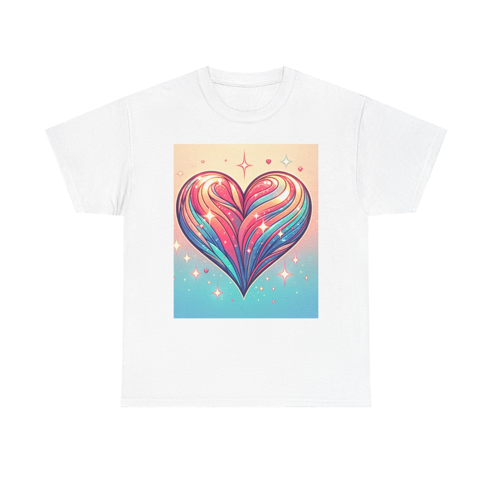 Unisex Heavy Cotton Heart T-Shirt