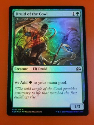 1x Druid of the Cowl | FOIL | Aether Revolt | MTG Magic Cards