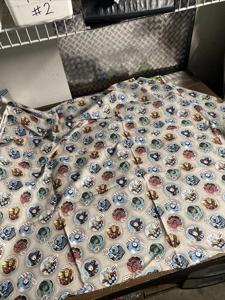 Disney MARVEL DC UNIVERSE Lote de Tela Superhéroe Batman Thor Iron Spider Man Hulk Foto 2 de 4