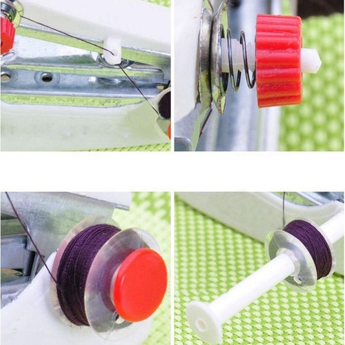 Manual Home Cloth Travel Sewing Machine Needlework Tools Fabric Sewing Handheld - Picture 11 of 12