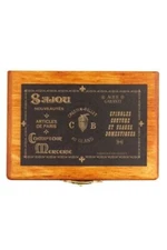Maison Sajou Miniature Wooden Storage Box Black