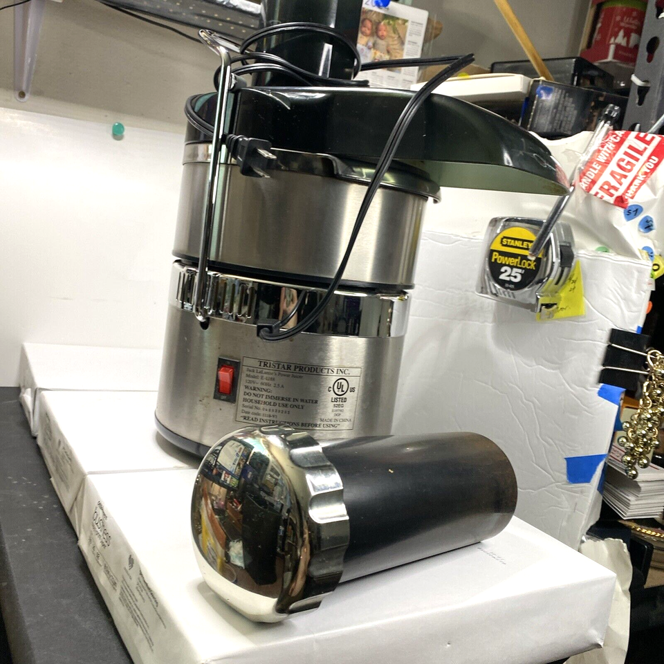 Jack Lalanne's Power Juicer E1188 Stainless Steel Tested Works eBay
