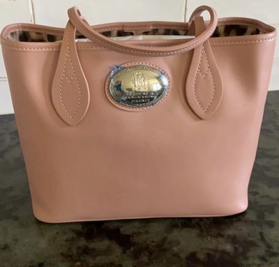Roberto Cavalli Tote Bag In Light Pink Gold Hardware  Never Used
