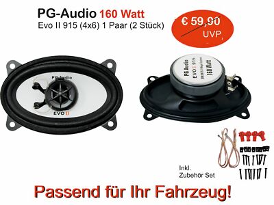 PG Audio EVO II 915, 4x6 Auto Lautsprecher , 1 Paar Neu-Ware