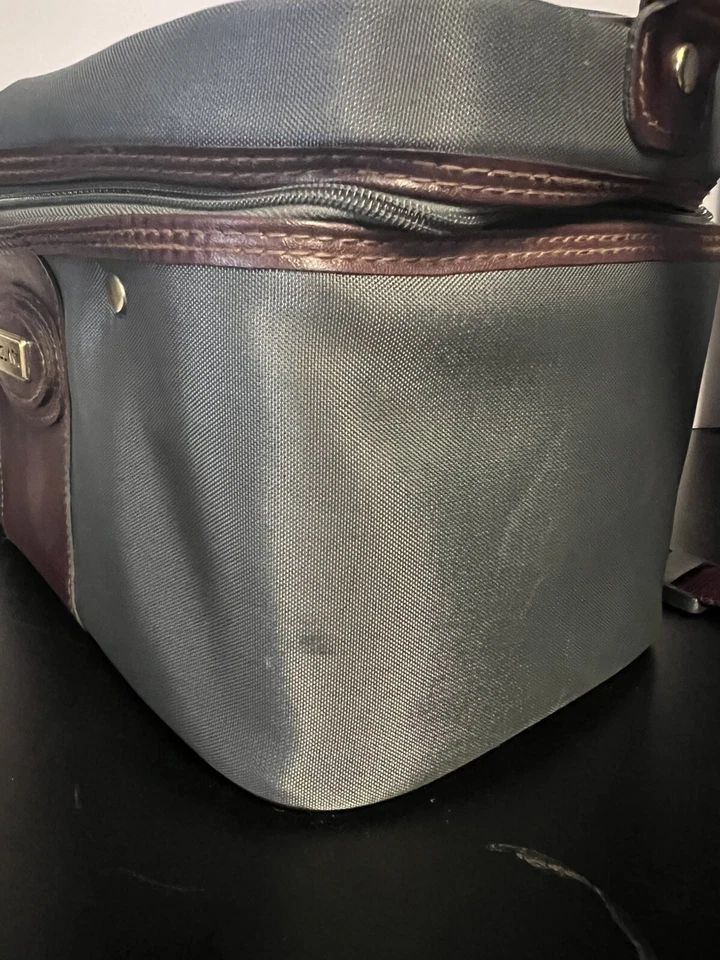 De Colección Jaguar Estuche de Tren Equipaje de Transporte Cosméticos Durante la Noche Bolso de Hombro Verde Mosca Foto 3 de 4