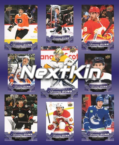 2023-24 Upper Deck Series 1, 2, Extended CANVAS YOUNG GUNS & LEGENDS U Pick List