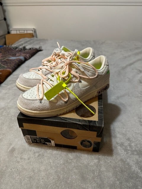 OFF WHITE X NIKE Taglia 12 Nike Off White x Dunk Low Lotto 12 di 50
