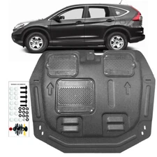 For Honda CR-V 2.4L 15-16 Engine Splash Shield Chassis Armor Under Guards Black