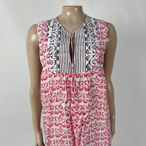 Vestido para mujer Bell by Alicia Bell seda algodón medio corbata frontal boho diseñador W17 - Imagen 2 de 9