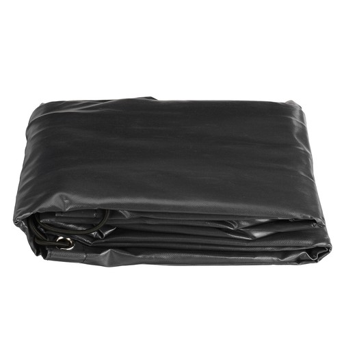 1X 130X110X8CM 600D Flat Protective Tarpaulin Trailer with Waterproof Tensioner - Picture 5 of 8