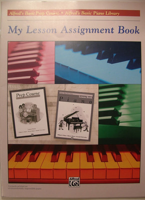 New Alfred's Piano Library My Lesson Assignment Music Book #21233