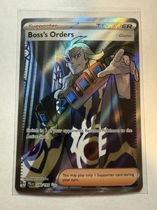 Pokemon Boss's Orders 248/193 Sv02: Paldea Evolved Full Art Near Mint