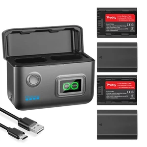NP-FZ100 pile + Chargeur d'affichage intelligent rapide pour Sony A7 III A7 IV A7C ZV-E1