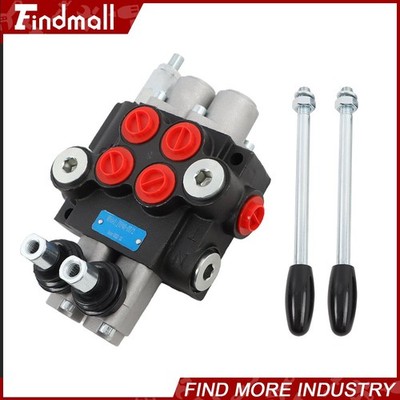 Findmall (BSPP) 2Spool Hydraulic Directional Control Valve 11GPM 3600 PSI