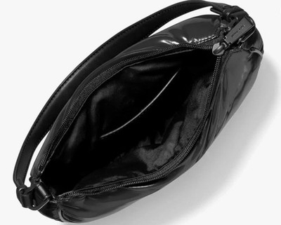 【超美品】MICHAEL KORSシボ革 ブラック ショルダーバッグ PURSE MICHAEL KORS KYLA SM Nylon Convert Pouchette Crossbody Black