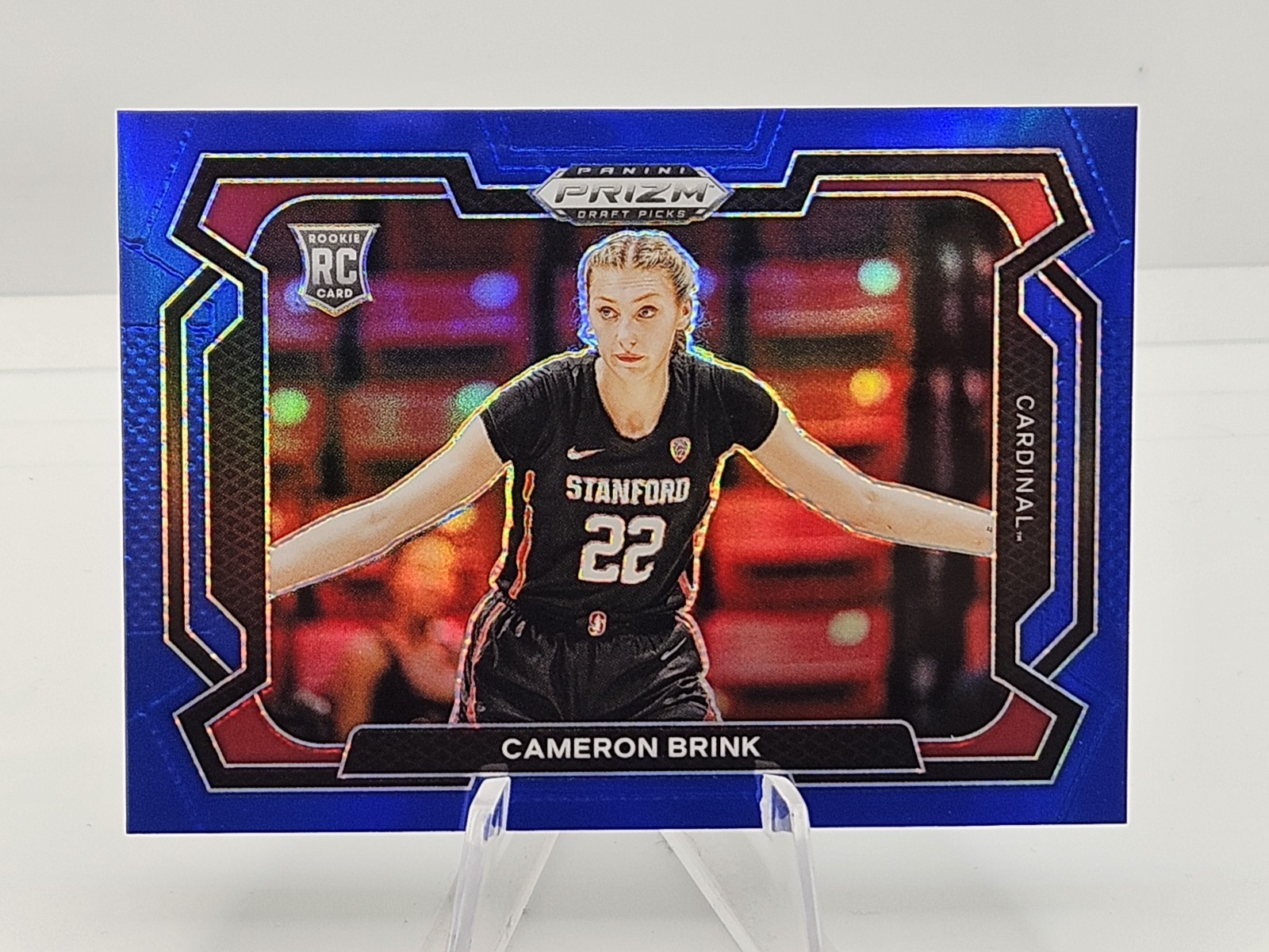 2024 Panini Prizm Draft Picks Cameron Brink #89 Blue Prizm Variation /199 +1