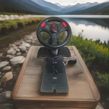 Playstation 1 Steering Wheel - InterAct V3 Racing Wheel - Fast Shipper Well Pack