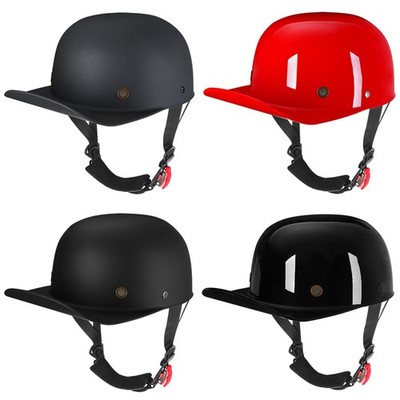 DOT Retro Half Helmet | Open Face Baseball Cap Jet Moped