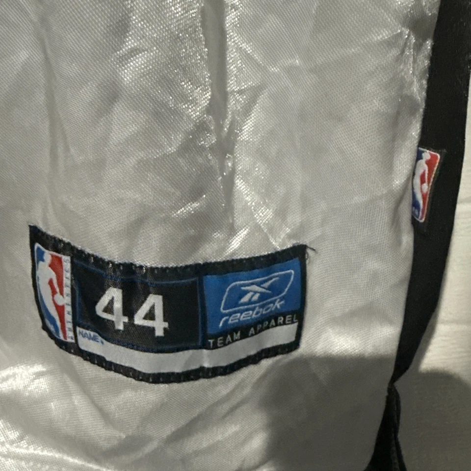 Allen Iverson Authentic Reebok Split Black White 76ers Jersey, Size 44 Vintage - Image 3 of 4