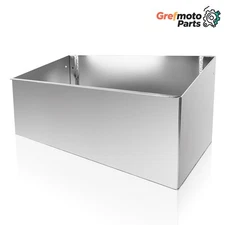 Fits 2 5-Gallon Jugs Aluminum Fuel Jug Holder Rack For Trailer Garage Silver