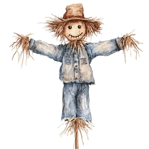 Farm Scarecrow Wall Sticker Self Adhesive Vinyl Decal Various Sizes UK Made
