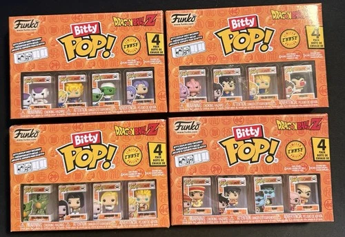 Dragon Ball Z Bitty Pops Complete Set Of 16 New In Box!Chase Edition