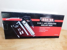 Ironton&reg; 14Oz. Manual / Pneumatic Grease Gun 6000 PSI, W Air Bleed Valve, 7/7