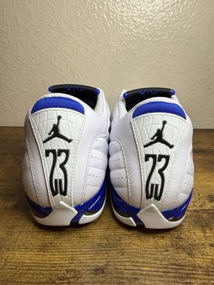Nike Air Jordan 14 G Golf White Hyper Royal Blue Black HJ7710-101