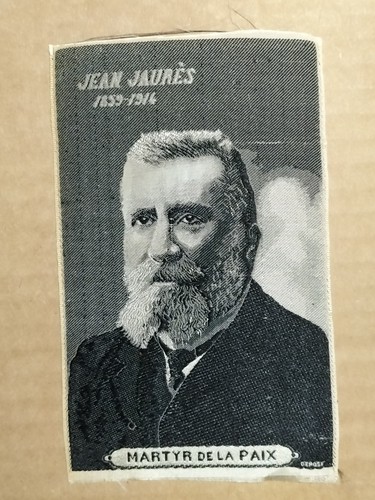VINTAGE COMMEMORATIVE FRENCH POSTCARD - JEAN JAURES ASSASSINATION - 1914-1964 - Picture 4 of 5