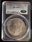 1879 S MS62  Morgan Silver Dollar $1 Brilliant Uncirculated 90% Silver