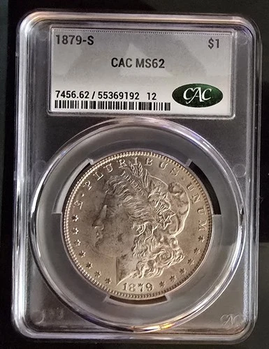 1879 S MS62  Morgan Silver Dollar $1 Brilliant Uncirculated 90% Silver