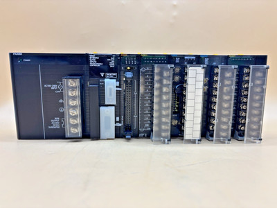 OMRON SYSMAC CJ1M-CPU12 Programmable Controller CPU, PA205R PWRS AND MODULES