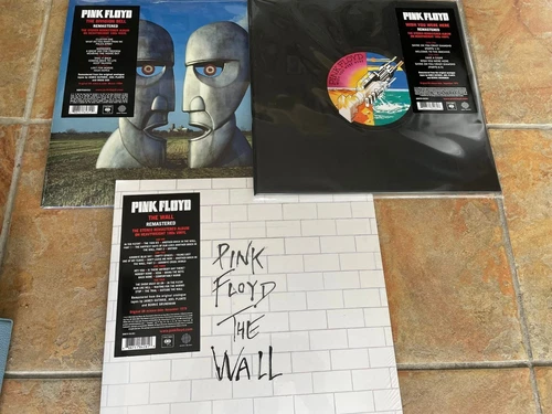 Pink Floyd The Wall / Wish You Were Here & Division Bell Vinyl LP Bundle