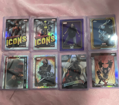 Topps Deadpool Chrome Trading Card Lot 8 Cards Marvel 2025 Comic Book Gold