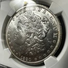 1890 O $1 NGC MS61 United States Morgan Silver One Dollar Nice Clean Example!