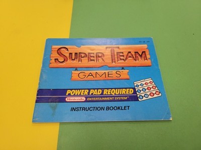 super team games nes Manual Only