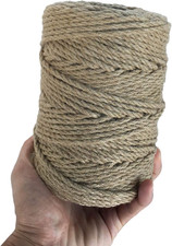 Strong Jute Twine 4Mm Thick 328Feet Arts Crafts Jute Rope Durable Packing String