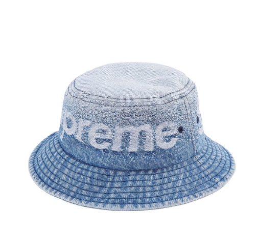 ❕セール❕supreme Fade Jacquard Denim Hat SS22 Supreme Fade Jacquard Denim Crusher M/L Blue Bucket Hat Jeans