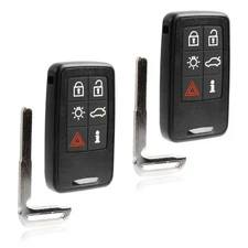 2 Key Fob Remote for Volvo S60 S80 V60 V70 XC60 XC70 6-Button (KR55WK49266)