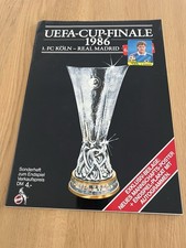 1. FC Köln UEFA CUP FINALE 1986 Real Madrid Sonderheft