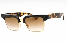 CUTLER AND GROSS CG1348S 002 Sunglasses Black Tortoise Gold Frame Brown